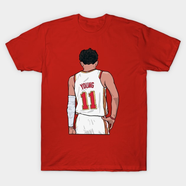 Trae Young Back-To T-Shirt by rattraptees